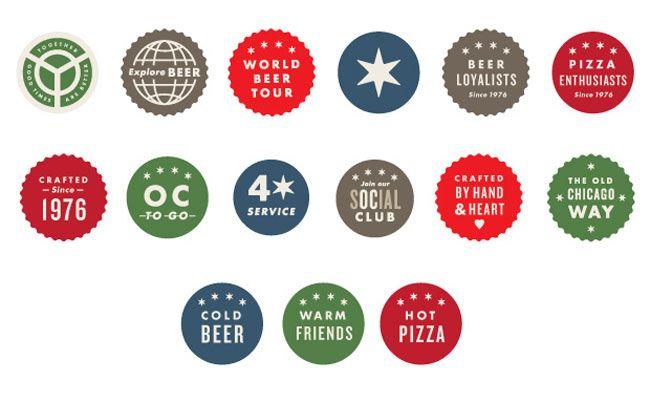Old Food Brand Logo - Old Chicago | Graphic | Branding, Logo design, Brand identity