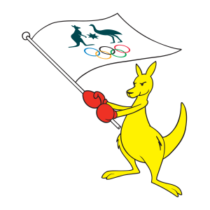 Australia Kangaroo Logo - Australian Olympic Committee: The Boxing Kangaroo
