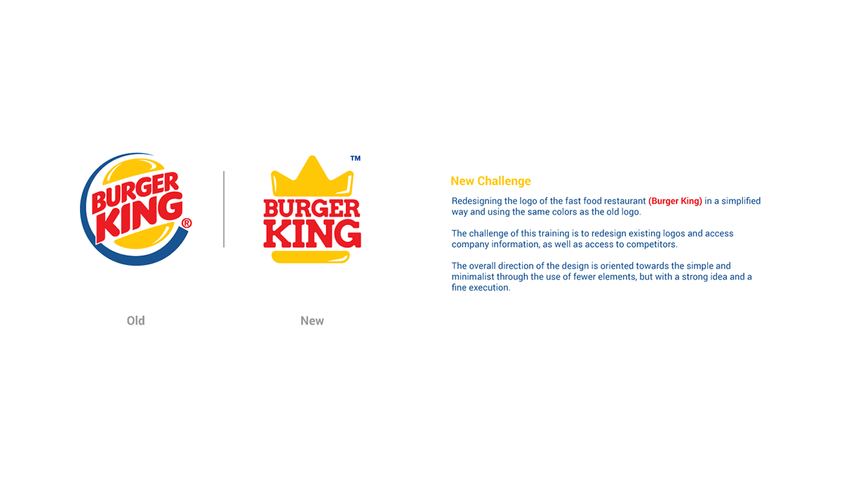 Old Food Brand Logo - Burger King | Rebranding on Pantone Canvas Gallery