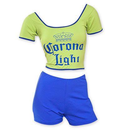Corona Light Logo - Corona Light Beer Logo Server Outfit - Quality Liquor Store