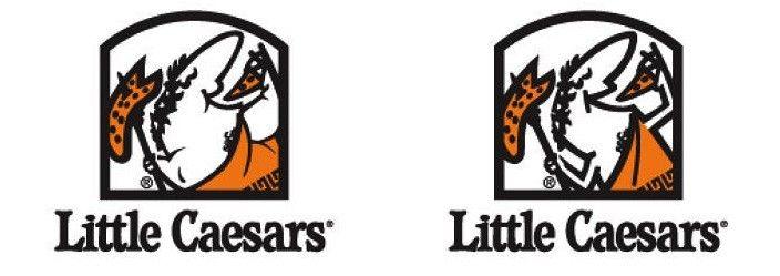 Old Little Caesars Logo - Chubby Fast-Food Logos May Make You Think Twice About That Burger ...