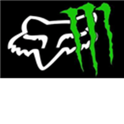 Fox and Monster Logo - Fox-Racing-Monster-Energy-Decal-Sticker-Energy-Dri - Roblox