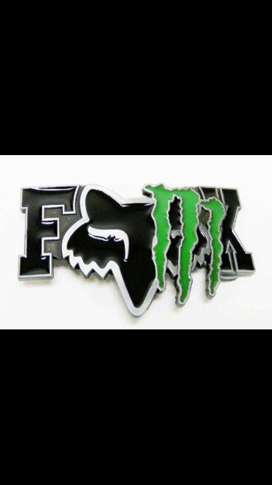 Fox and Monster Logo - Fox monster belt buckle | me in 2019 | Pinterest | Fox racing, Fox ...