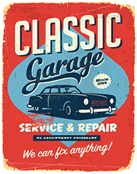 Vintage Car Parts Logo - Classic American Car and Truck Parts Classic Parts