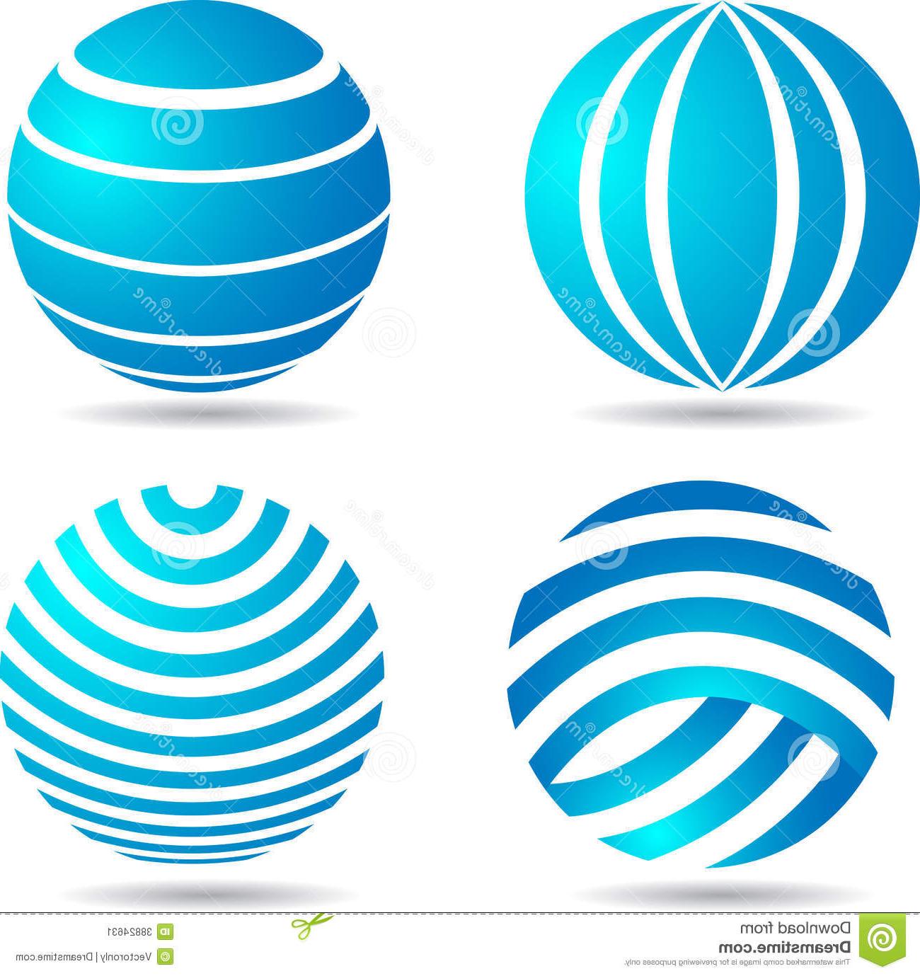 Unique Globe Logo - Unique Globe Logo Vector Illustration Image