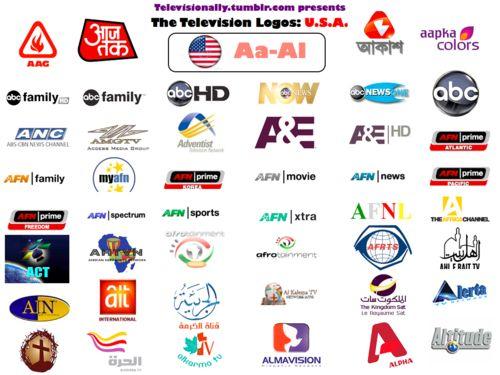 TV Channel Logo - Televisionally — American Television Logos: the complete collection...