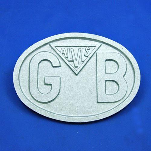 Vintage Car Parts Logo - 900ALV: cast GB plate with Alvis logo - GB & Rear Plaque ...
