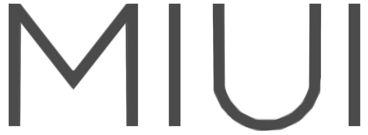 White Xiaomi Logo - LogoDix