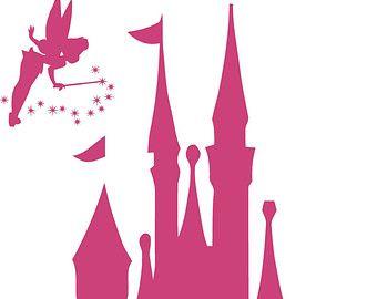 Tinkerbell Disney Castle Logo - Free Disney Castle Outline, Download Free Clip Art, Free Clip Art on ...