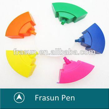 Multicolor Round Logo - Round Circle Design Multicolor 5 In 1 Highlighter For Logo Promotion