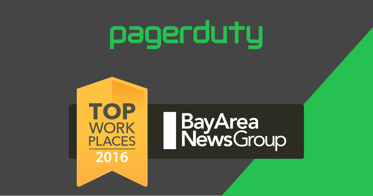 PagerDuty Logo - PagerDuty is Honored as a Top Place to Work