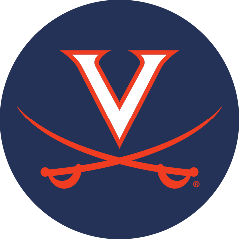 Graphic Orange and Blue Circle Logo - Virginia