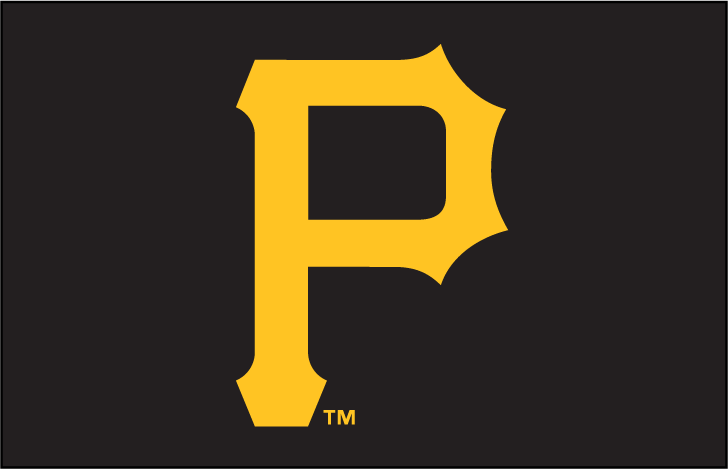 P Baseball Logo - Pittsburgh Pirates Cap Logo (1948) - A gold P on black | Cricut ...