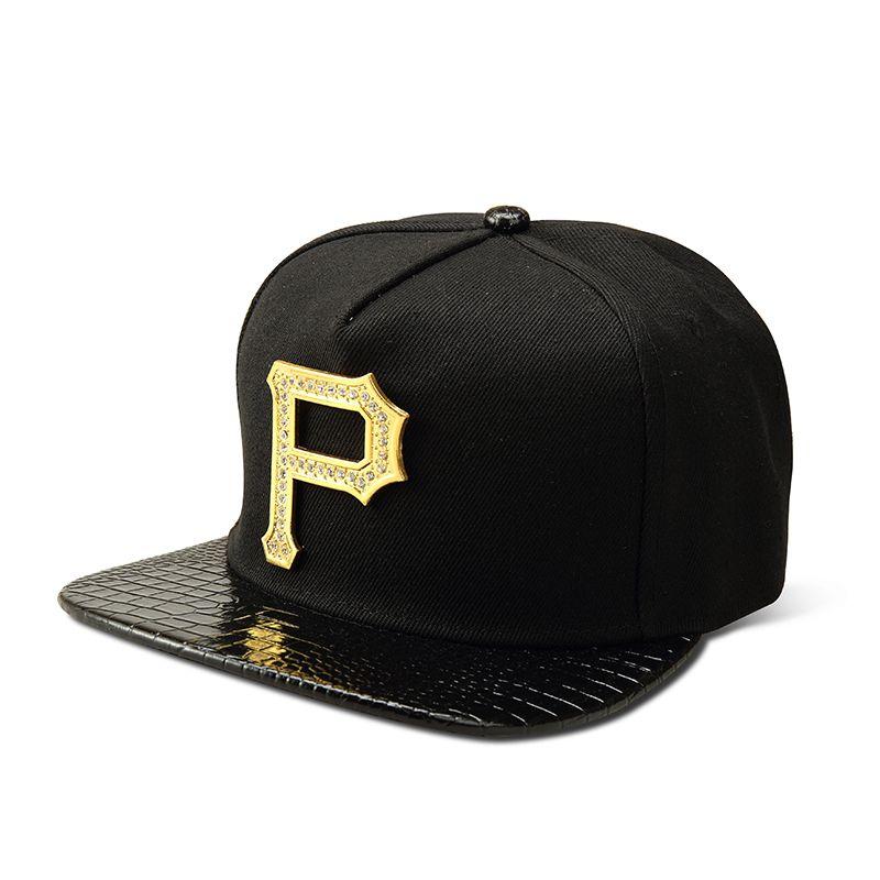 P Baseball Logo - NYUK Baseball Cotton Hats Brand Caps Snapback Hats With Letter P ...