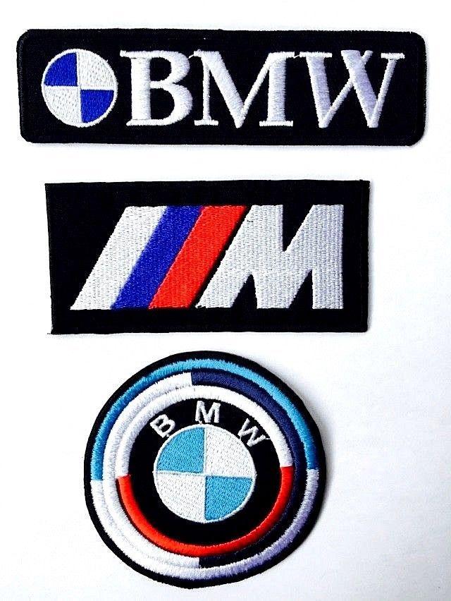 With Four Circle S Car Logo - BMW Car Logo Embroidered Iron on Patch Sew On Badge Super Car Logo ...