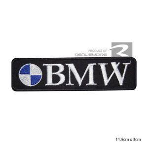 Super Car Logo - BMW Racing Car Logo Embroidered Iron On Sew on Patch Badge Super ...