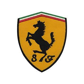Super Car Logo - Ferrari Super Car Logo Embroidered Patch Sew Iron On(101): Amazon.co