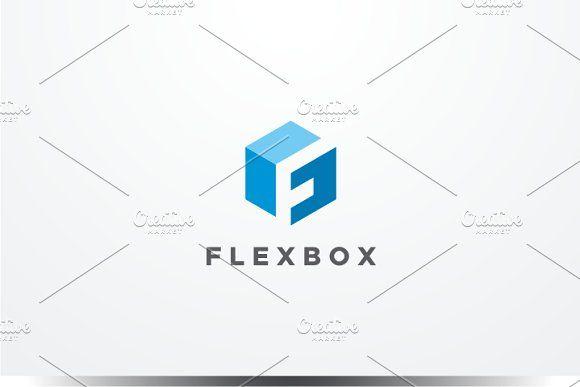 F Box Logo - Flex Box F Logo Logo Templates Creative Market