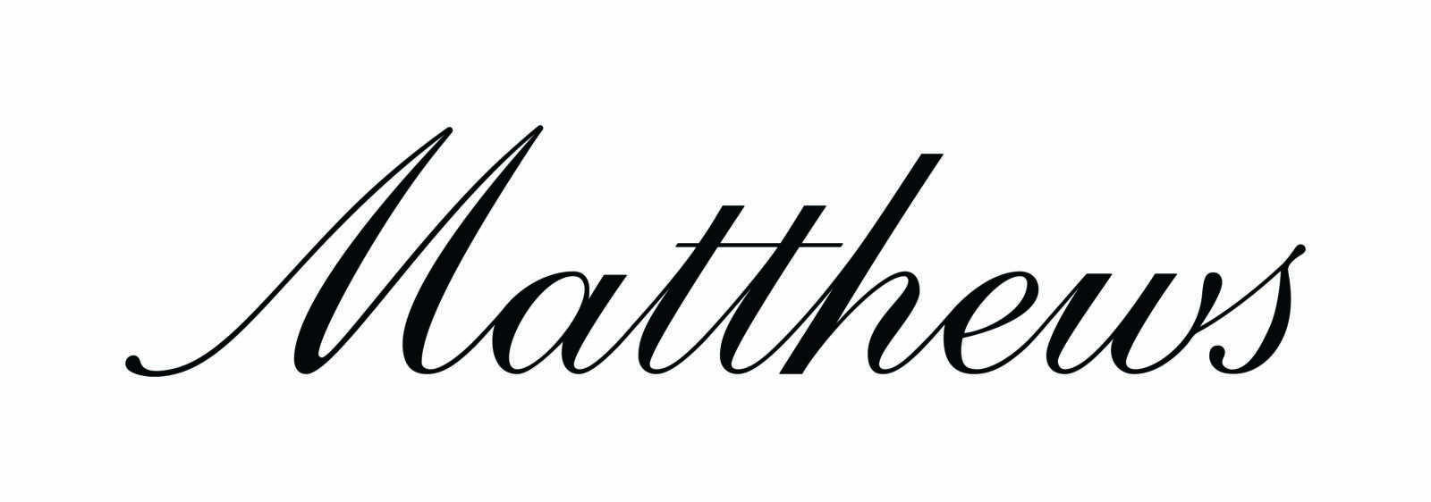 Matthews Logo - Matthews Logo - Woodinville Wine Country