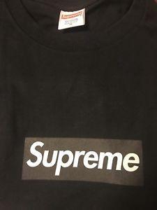 F Box Logo - SUPREME 2007 F &F Black Box Logo Tee NEW OG RARE SIZE Medium