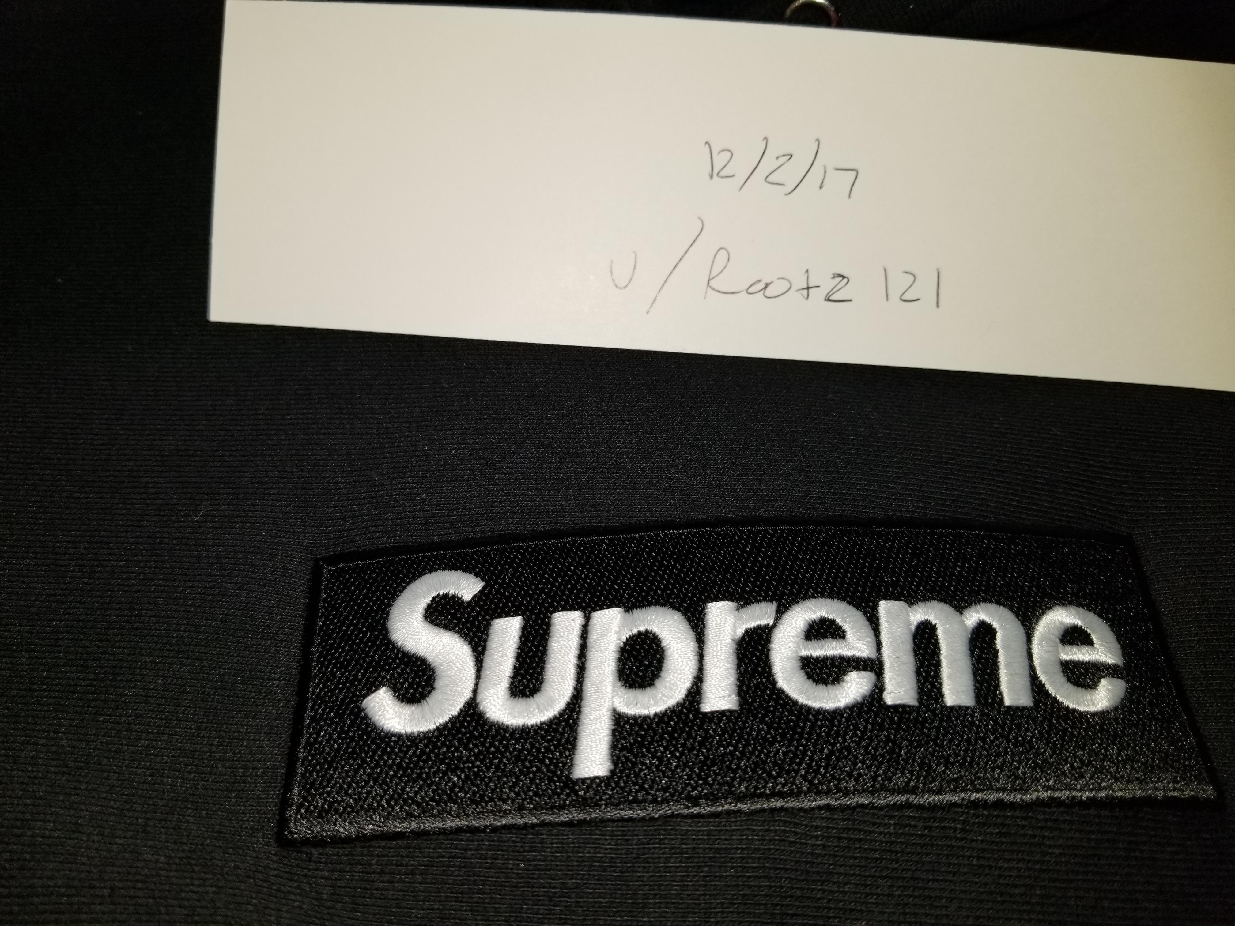 F Box Logo - FS] Box Logo Hoodie F/W '16 Black Medium : supremeclothing