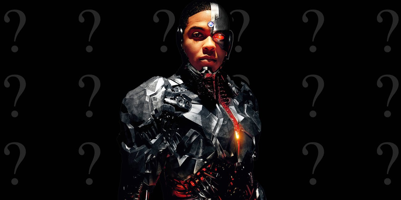 Justice League Cyborg Logo - Justice League' Ends With Cyborg Getting a New Logo. It's Weird