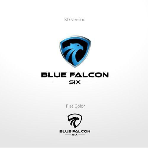 Blue Falcon Logo - blue falcon six | Logo & brand identity pack contest