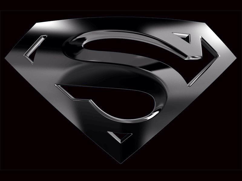 Black and Silver Superman Logo - Black and Silver Superman logo. comics. Superman, Superman logo