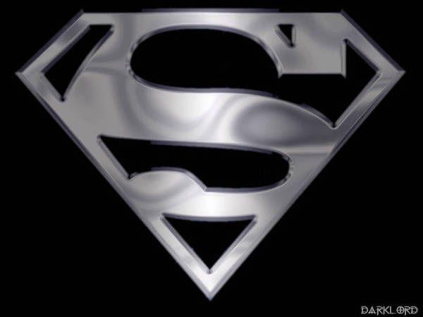 Black and Silver Superman Logo - black and silver superman symbol. Superman. Superman