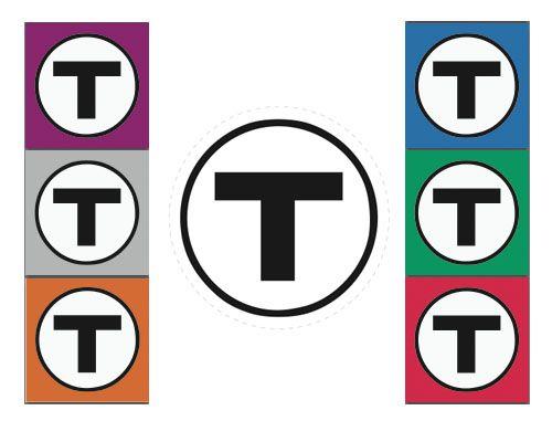 Boston T Logo - Boston (T) Party – Print Your Own T! – Boston Bike Party