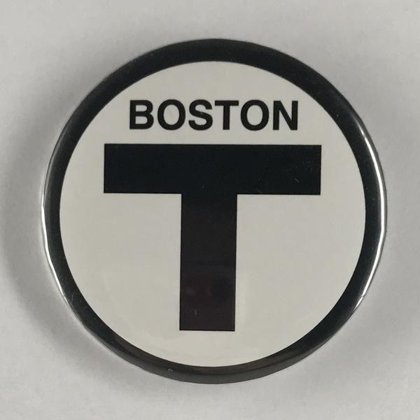 Boston T Logo - MBTA Boston 