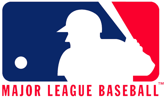 Blue and White Sports Logo - Major League Baseball Primary Logo - Major League Baseball (MLB ...