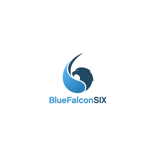 Blue Falcon Logo - blue falcon six. Logo & brand identity pack contest