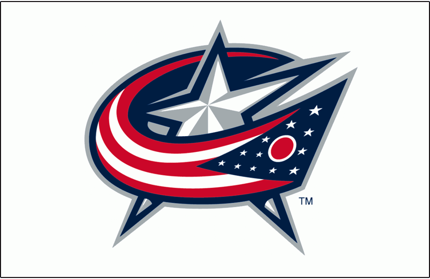 Red White and Blue Sport Logo - Columbus Blue Jackets Jersey Logo - National Hockey League (NHL ...