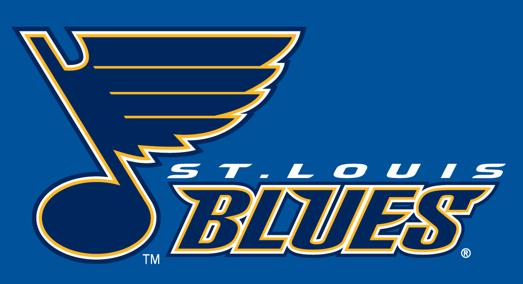 St. Louis Blues Hockey Logo - St. Louis Blues Wordmark Logo - National Hockey League (NHL) - Chris ...