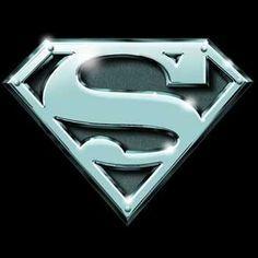 Black and Silver Superman Logo - Best Badges image. Superman symbol, Superman man of steel, Logos