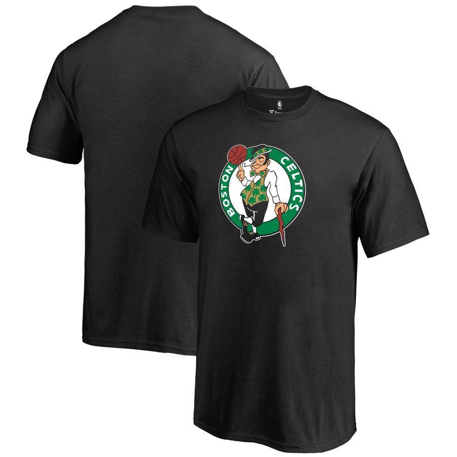 Boston T Logo - Youth Boston Celtics Fanatics Branded Black Primary Logo T-Shirt
