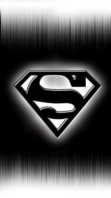 Black Superman Logo - Pin by Puddykat . on Screen Savers and Backgrounds for Phones ...
