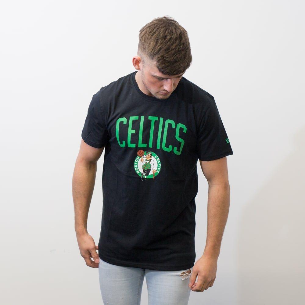 Boston T Logo - New Era NBA Boston Celtics Team Logo T-Shirt - Fan Wear from USA ...