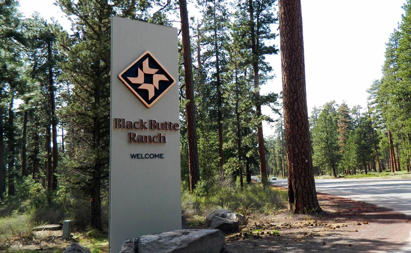 Black Butte Logo - Carlson Sign Company, Bend, Oregon Sign Solutions