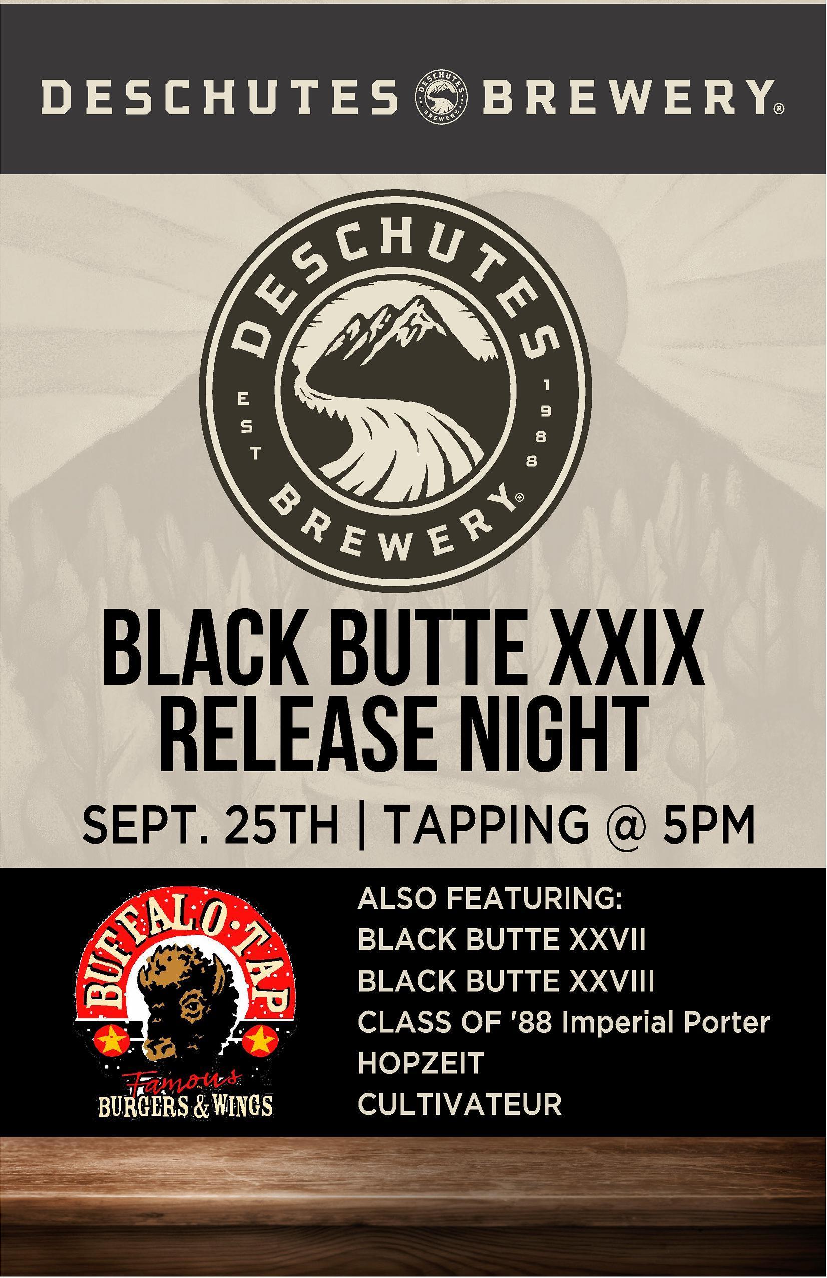 Black Butte Logo - Deschutes Brewery Black Butte XXIX Release