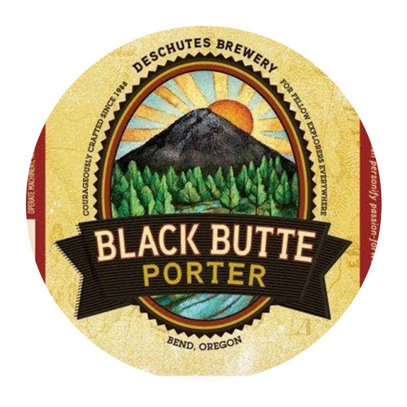 Black Butte Logo - Deschutes Black Butte Porter.2%. Craft Beer Delivery. Thai