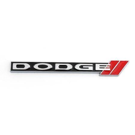 Red Dodge Logo - Areyourshop 3D Metal Dodge Front Grill Grille Emblem Dodge Logo ...