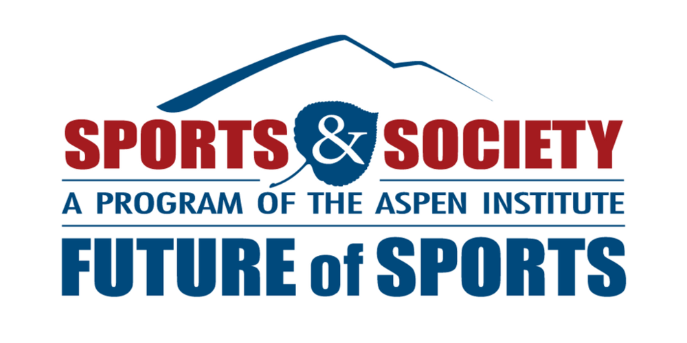 Blue and White Sports Logo - Future of Football — The Aspen Institute Project Play