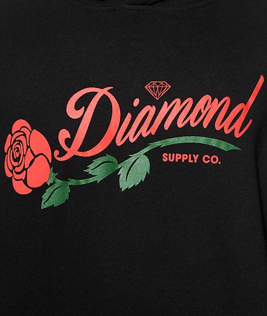 Dimond Supply Co Logo - Diamond Supply Co La Rosa Hoodie