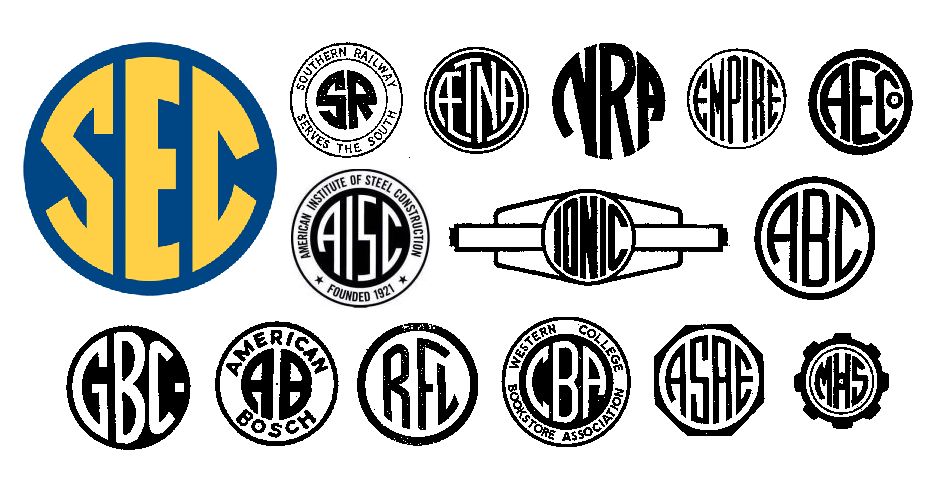 Football Circle Logo - The SEC Succeeds with an Antimodern Logo – Emblemetric