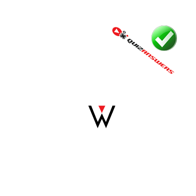 Black And Red W Logo Logodix
