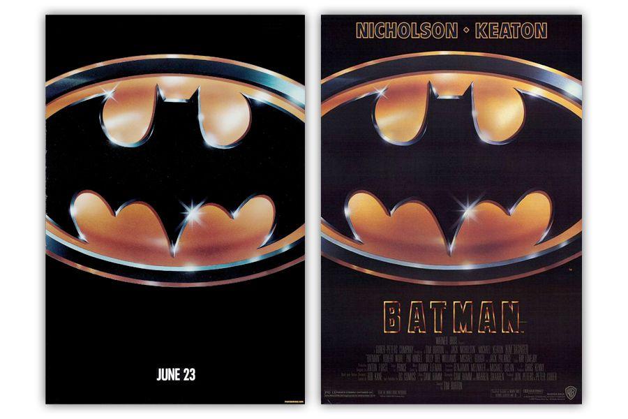 Gold and Black Batman Logo - The Graphic Design And Visual Ephemera Of Batman '89