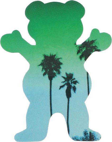Grizzly Grip Logo - Grizzly Griptape Grizzly Palm Bear Decal 1Pc Ast.Colors Decals