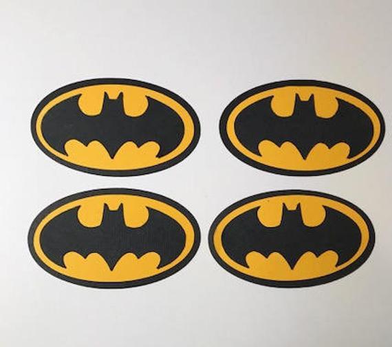 Gold and Black Batman Logo - Batman Logo paper die cut /Cut Out black and gold by Made By Kraftee ...